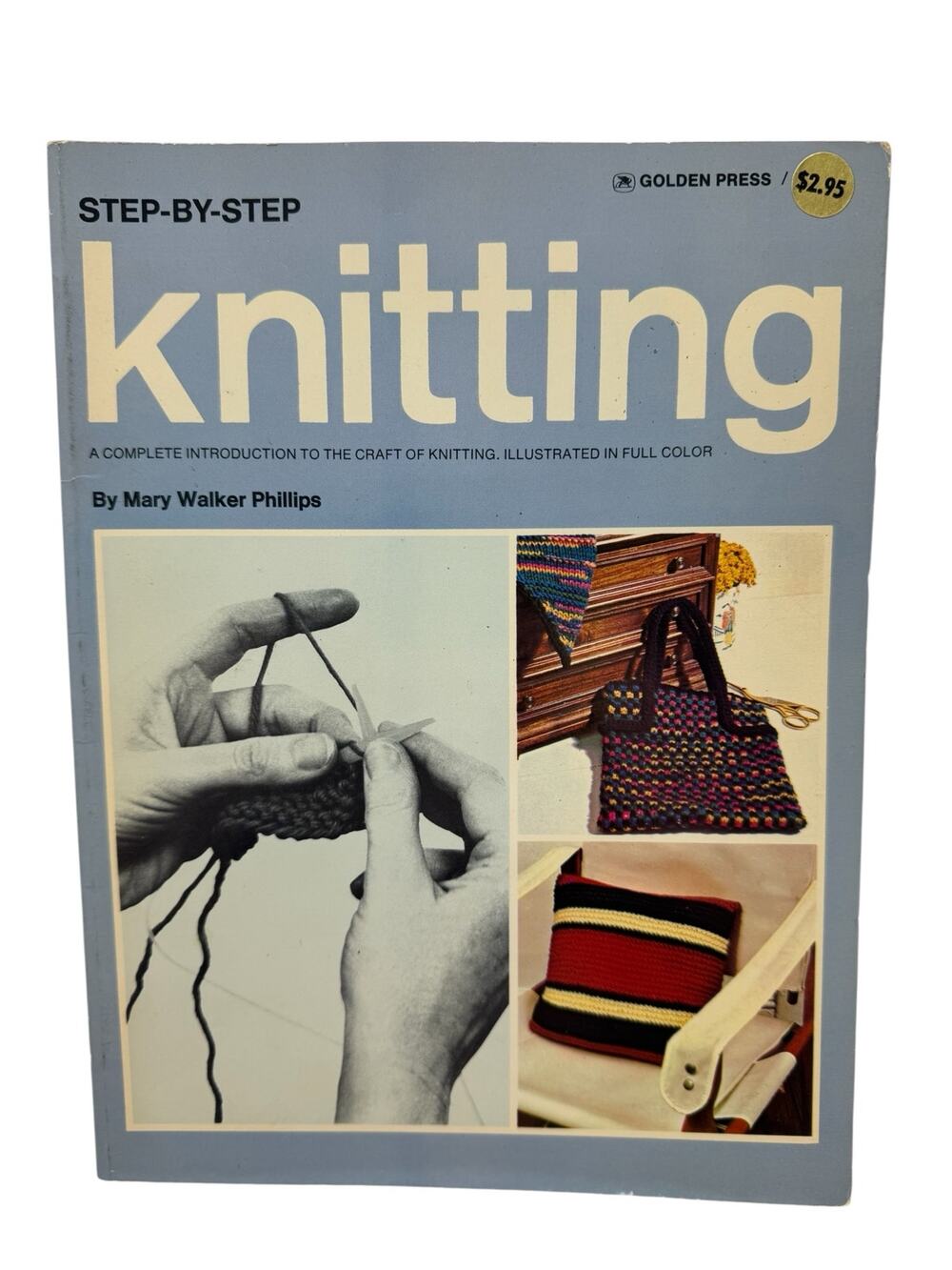 Vintage Step-by-step Knitting Book 1967 Golden Press Mary Walker Phillips - Picture 1 of 5